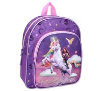 UNICORN ACADEMY SOPHIA and WILDSTAR Backpack - Children's Backpack | School | Kindergarten - Colour Purple - Size 30 x 25 x 11 cm - 295-00913
