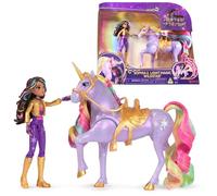Unicorn Academy, Sophia & Light Magic Wildstar with Rainbow Light-up Effects, 2 Riding Accessories, Dolls and Unicorn Toys for Girls Aged 4 and up