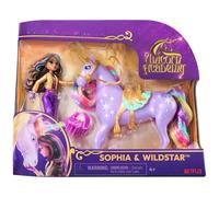 Unicorn Academy, Sophia & Wildstar Set with 2 Riding Accessories and Hair Styling Tool, Dolls and Unicorn Toys for Girls Aged 4 and up