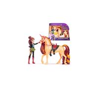 Unicorn Academy, Valentina & Cinder Set with 2 Riding Accessories and Hair Styling Tool, Dolls and Unicorn Toys for Girls Aged 4 and up