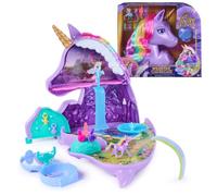 Unicorn Academy, 2-in-1 Wildstar Styling Head and Mini Figure Playset with over 15 Pieces and Hair Accessories, Dolls and Unicorn Toys for Girls, Birthday Gifts for Ages 4 and up