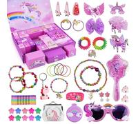 Unicorn Advent Calendar 2025, 140Pcs Unicorn Gifts For Christmas, 24 Days Suprised to Countdown Calendar 2025 Xmas Gift for Stocking Stuffers Birthday Party Favors