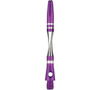 Unicorn Twist Dart Shafts | Aluminium | Medium 44.8 mm | Purple | 3 Stems