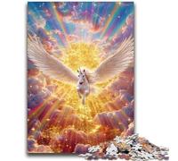 Unicorn Angel Jigsaw Puzzles for Adults 1000 Jigsaws,Challenging To Complete But Fun And Humorous Unique Home Decor And Gifts (38x52cm)