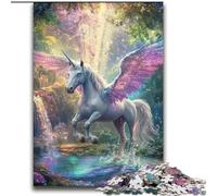 Unicorn Angel Jigsaw Puzzles for Teenagers 2000, Challenging Game Toys Every Piece Is Unique - Challenging Family Fun Game (70x100cm)