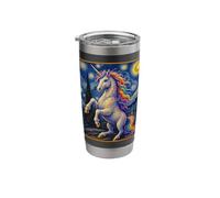 Unicorn Art Painting in Impressionism Paint Style Stainless Steel Insulated Tumbler
