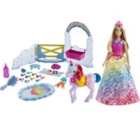 Unicorn Baby Barbie With Princess Doll 30Cm Original Playset Mattel GTG01