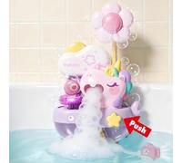 Unicorn Baby Bath Toys, 2 in 1 Bubble Machine with Led Light & Bath Shower Head, Interactive Bubble Maker Light up Bathtub Toy for Toddlers 2-4 Year Old, Boy and Girl Gift
