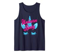 Unicorn Baby Cute Pastel Fantasy Animal Face Style Tank Top