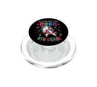 Unicorn Back To School Im Ready To Rock 9th Grade Vintage PopSockets PopGrip for MagSafe