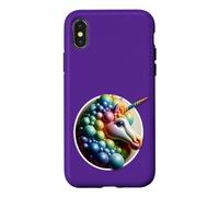 Unicorn Balloon 3D Rainbow Various Dream Horse CSD Case for iPhone X/XS