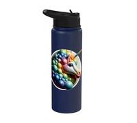 Unicorn Balloon 3D Rainbow Various Dream Horse CSD Stainless Steel Insulated Water Bottle