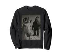 Unicorn Bigfoot Selfie North Pole Christmas Unicorns Sweatshirt