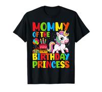 Unicorn Birthday Mommy Of The Birthday Girl T-Shirt
