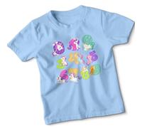 Unicorn Birthday Numbers Day Maths Day Girls T-Shirt Magical Age Celebration Kids Tee 9-11 Years Sky Blue