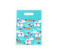 UNICORN BIRTHDAY PARTY TABLEWARE - Decorations for 16 Guests, Unicorn Plates Cups Napkins Tablecloth Happy Birthday Banner for Kids Birthday Unicorn Themed Party Supplies (16 Party Bags)