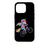 Unicorn BMX Bike Stunt Rider Kids Girls Magic Case for iPhone 16 Pro