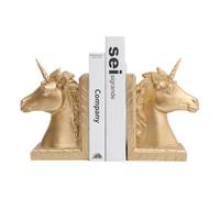 Unicorn Bookends for Heavy Books, Decorative Book Ends, Book Stopper To Hold Books for Home Office Decor, for Book Lovers