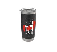 Unicorn Canada Flag Canadian Stainless Steel Insulated Tumbler