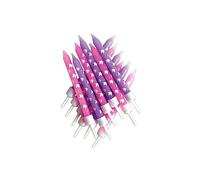 Anniversary House Pack of 12 Unicorn Birthday Candles with Holders, 7.5 Centimeters, Celebration Cake Decoration, AHC216