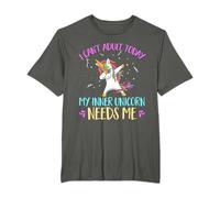 Unicorn Can't Adult My Inner Unicorn Needs Me Funny T-Shirt
