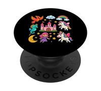Unicorn Castle Rainbow Dreams Fantasy PopSockets Adhesive PopGrip