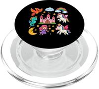 Unicorn Castle Rainbow Dreams Fantasy PopSockets PopGrip for MagSafe
