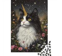 Unicorn Cat Fantasy_2 1000 Piece Puzzle for Mind Relaxation, 70x50cm/1000pcs