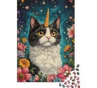 Unicorn Cat Fantasy_3 1000 Piece Puzzle for Adults Cozy Time, 70x50cm/1000pcs
