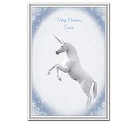 Unicorn Christmas Cards - Beautiful Unusual - Family Friends - Luxury Quality (Cousin Card)
