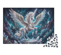 Unicorn Classic 1000 Pc Rigid Cardboard Jigsaw Nebula Starry Sky for Seniors Brain Training Rainy Day Fun Must-Have for Puzzle Lovers 70x50cm/1000pcs