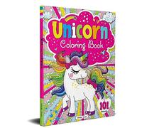 Unicorn Coloring Book - 101 Artworks: Colouring Book For Kids: Fun Activity Colouring Book for Children