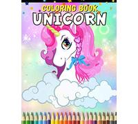 Unicorn Coloring Book: Cute Unicorn Coloring Pages for Kids Ages 4-8 | Fairy Dust
