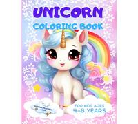 Unicorn Coloring Book for Kids Ages 4-8: 50 Coloring Pages with Many Magical and Beautiful Unicorns