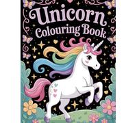 Unicorn Colouring Book, Easy to Hard, (3-6 yr aged)