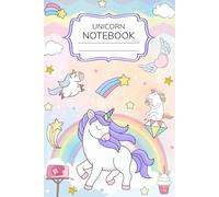 Unicorn Composition Notebook | School, college or work | seniors, adults or kids | 6x9 inch size | 120 lined pages!