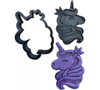 Unicorn Cookie Cutter and Stamp Icing Cookie Decoration Cake (8cm)