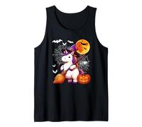 Unicorn Coplay Witch Halloween Fat Costume Kids Family Tank Top