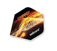 Unicorn Core Dart Flights | Gripper Spring Black Brass Design | Standard Plus Shape| Durable 75 Micron Polyester PET