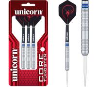 Unicorn Unisex Core|Style 1|Steel Tip Darts, Silver, 24 G EU