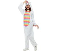 Unicorn Costume White hooded jumpsuit Size