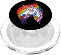 Unicorn Creepy Bloody Colourful Rainbow Halloween Zombie PopSockets PopGrip for MagSafe
