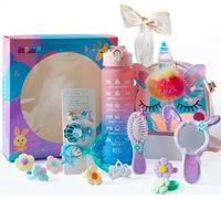 Unicorn Crossbody Bag Gifts for Girls 4 5 6 7 8 9 10 Years Old, Surprise Birthday Gift Box for Daughter, Niece, Granddaughter, Hair Accessories Set Ideas for Little Girls