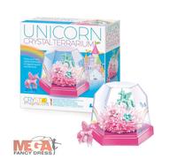 4M Unicorn Crystal Terrarium STEM Kit | Grow Your Own Crystal Garden Science Set for Kids Age 10+ | Unicorn Chemistry & Geology Experiment with Colourful Crystals | Educational Gift for Girls & Boys