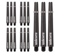 Unicorn Dart Shafts | Gripper 3 | Durable Nylon | Black | 15 Stems | Medium 44.2 mm
