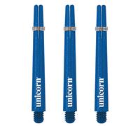 Unicorn Dart Shafts | Gripper 3 | Durable Nylon | Blue | 3 Stems | Short 34.4 mm
