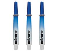 Unicorn Dart Shafts | Gripper 3 Two-Tone | Durable Nylon | Blue and White | 3 Stems | Short 34.4 mm