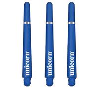 Unicorn Dart Shafts | Gripper 4 | Durable Polycarbonate | 3 Stems | Blue | Short 35.0 mm
