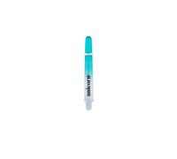 Unicorn Dart Shafts | Gripper 4 Two-Tone | Durable Polycarbonate | 3 Stems | Green Gradient | Medium 41.0 mm