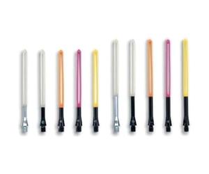 Unicorn Dart Shafts | Slikstik Plus | Anodised Aluminium Adaptor, Durable Nylon Shaft | 3 Stems | Orange and Black | Short 65.5 mm